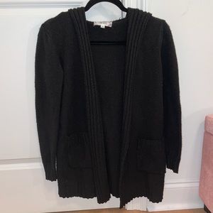 Black cardigan